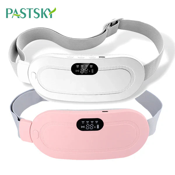 Electric Period Cramp Massager Vibrating Heating Belt P_WB