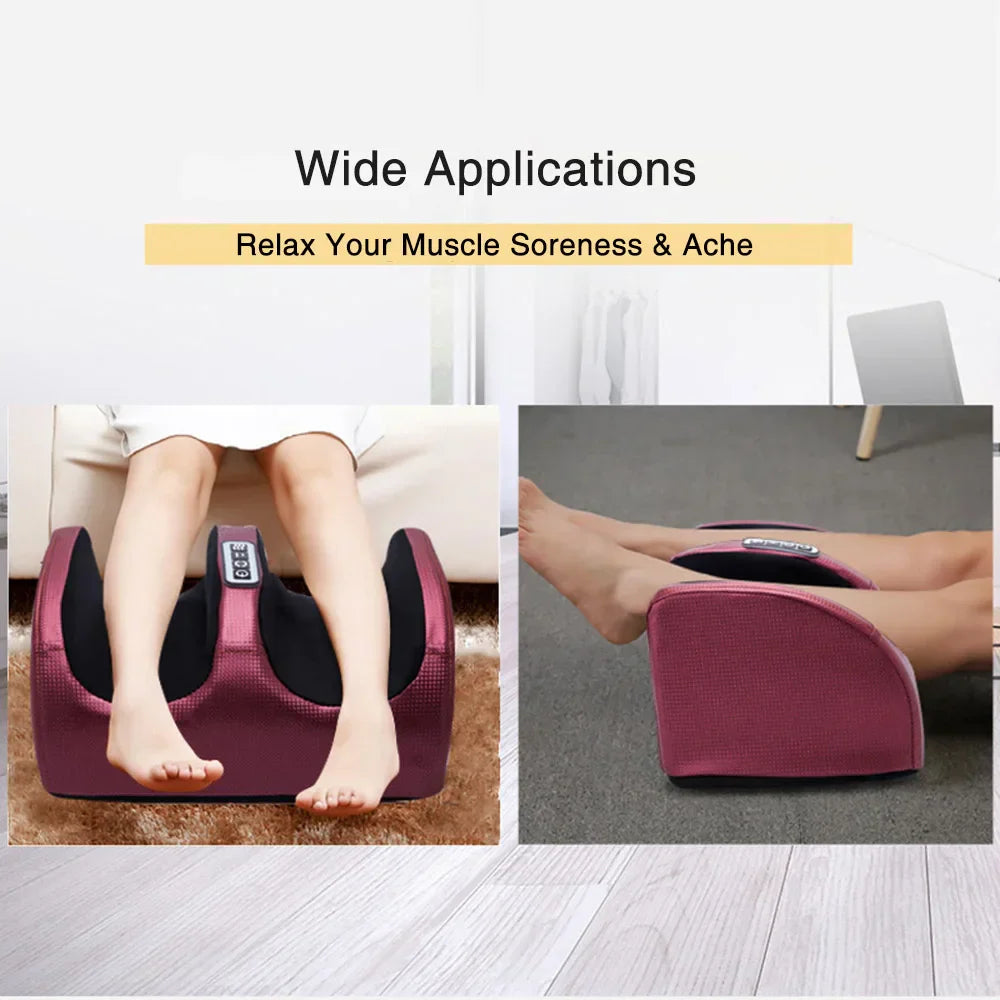 Electric Foot Massager Heating Therapy Hot Compression P_WB