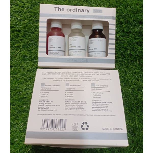 THE ORDINARY 3 IN 1 VICO SKIN CARE PEELING,CAFFEINE ,NIACINAMIDE P_WB