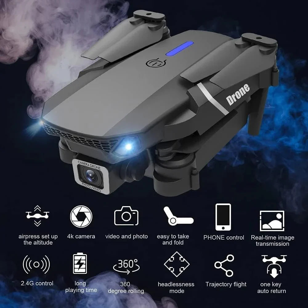 Mini Drone with Camera RC Foldable Drone US