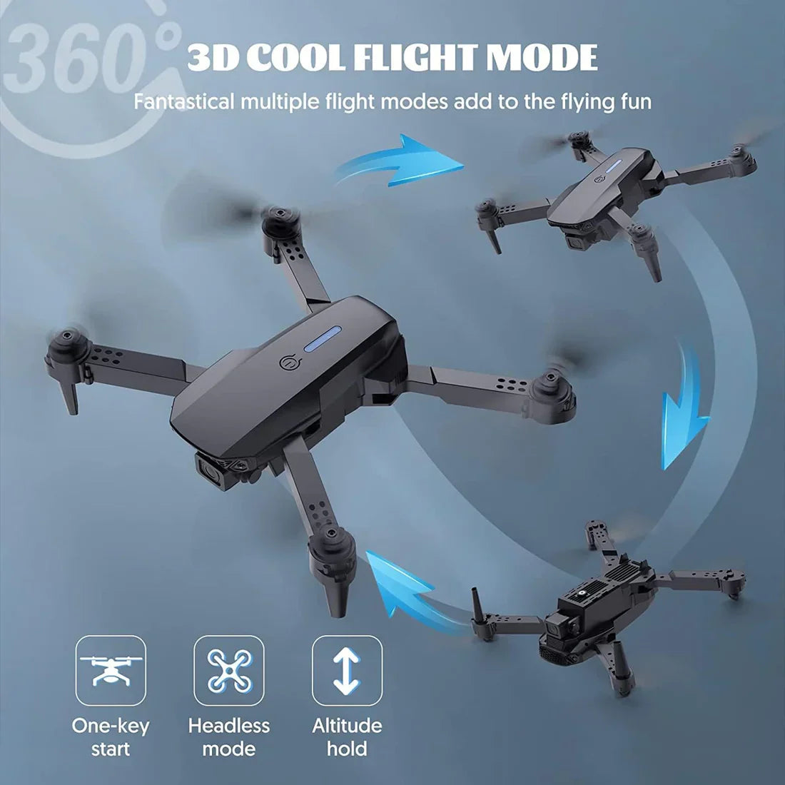 Mini Drone with Camera RC Foldable Drone US