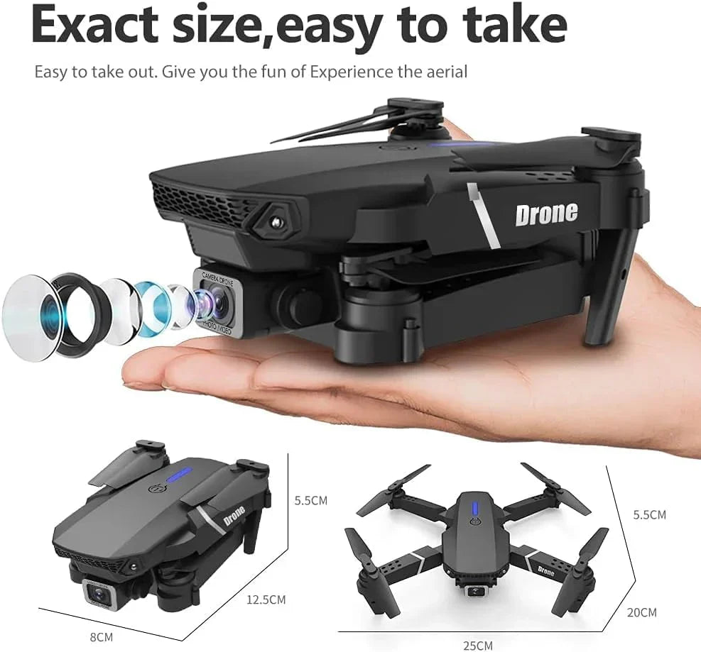 Mini Drone with Camera RC Foldable Drone US