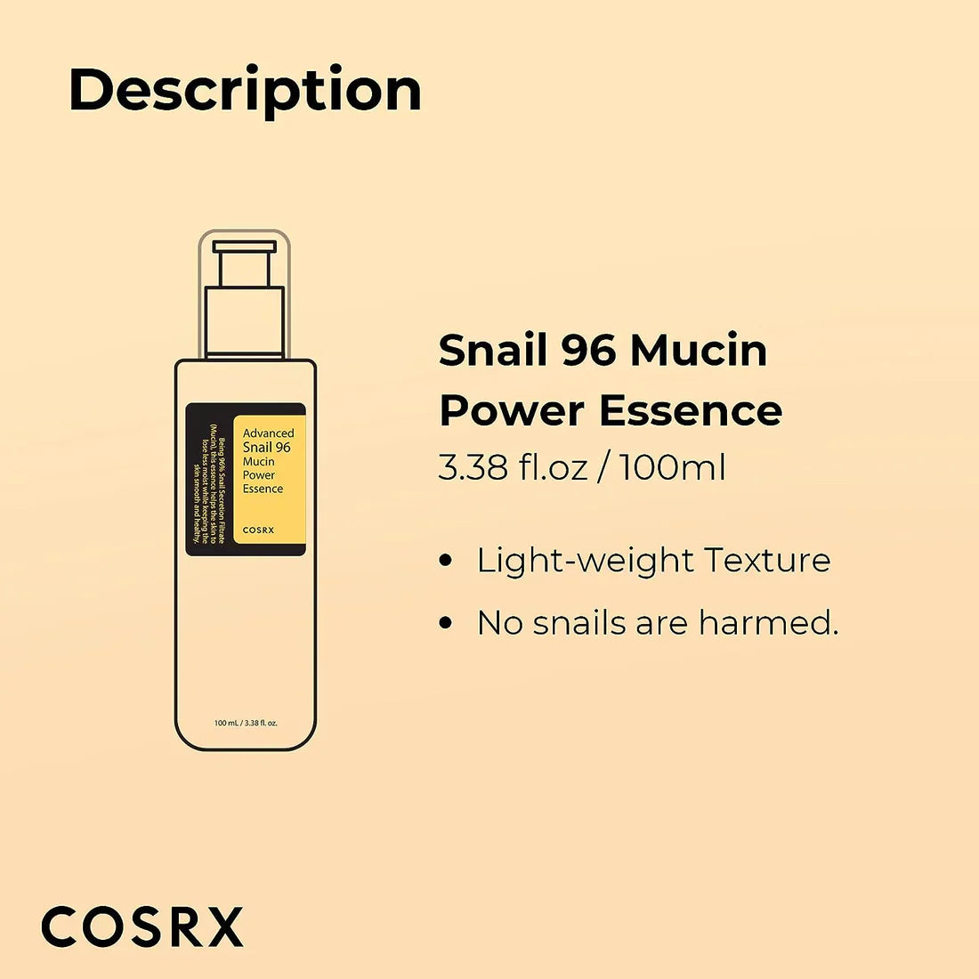 COSRX Advance Snail 96 Mucin Power Essence 100ml US