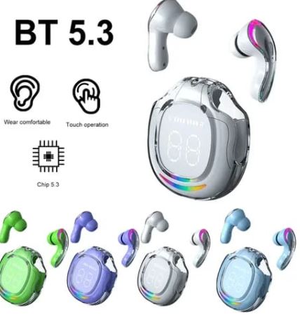 Ultrapods Max Wireless Earphones Bluetooth 5.3 Headphones Sport Gaming Headsets Noise Reduction Earbuds Bass Touch P_WB